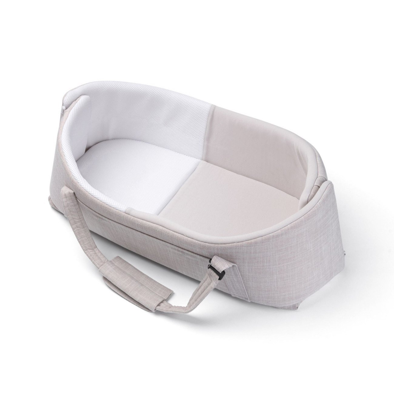 Couffin bébé nomade — coton biologique, pliable
